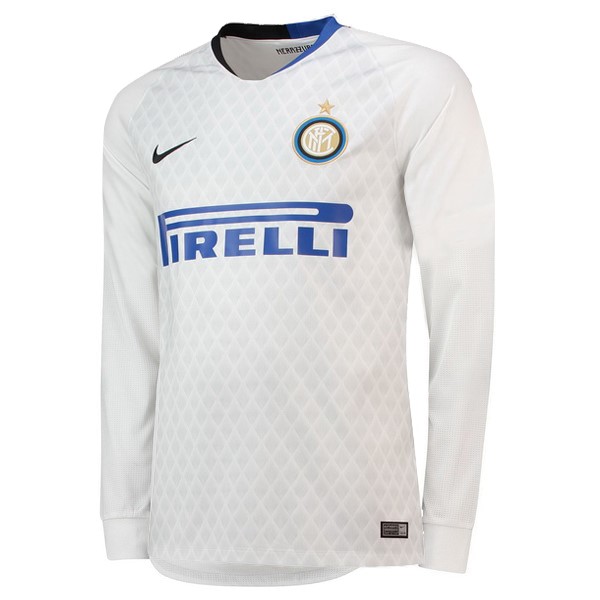 Maillot Football Inter Milan Exterieur ML 2018-19 Blanc